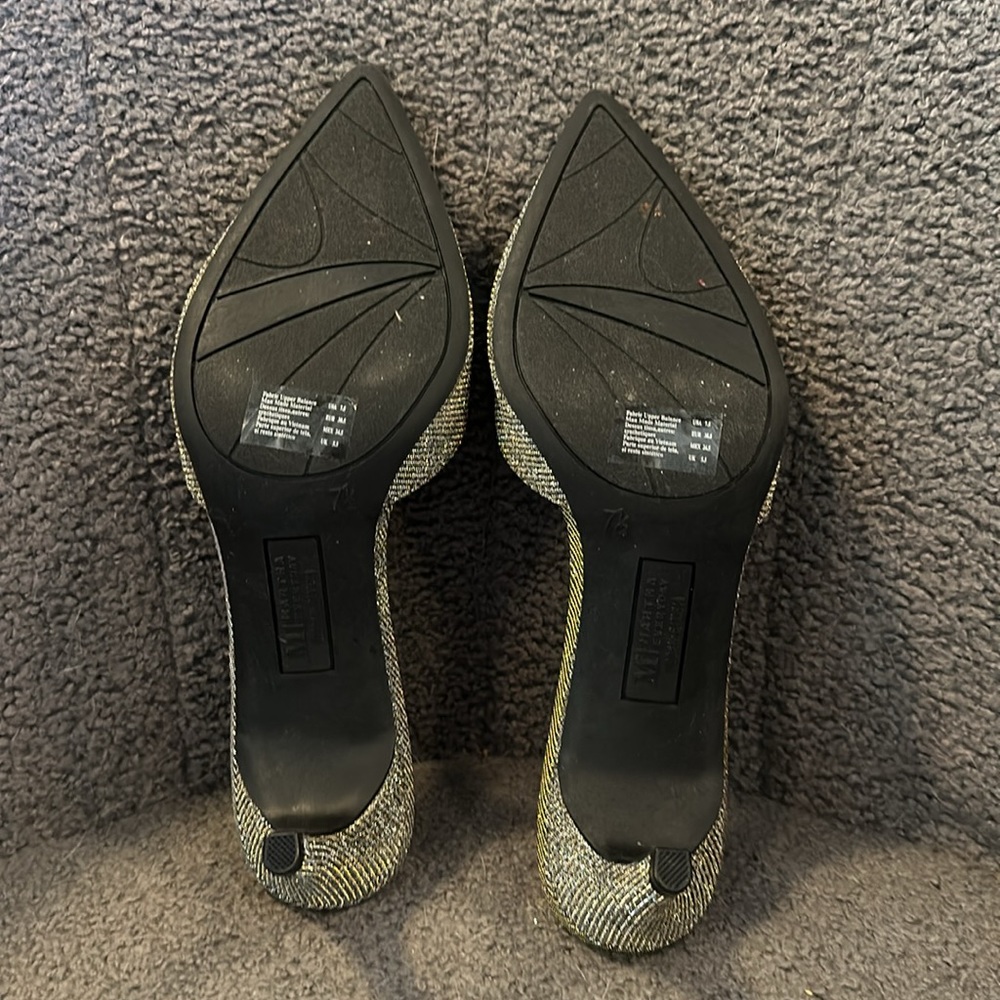 Martha Everyday Gold Metallic Heels - Picture 4 of 5
